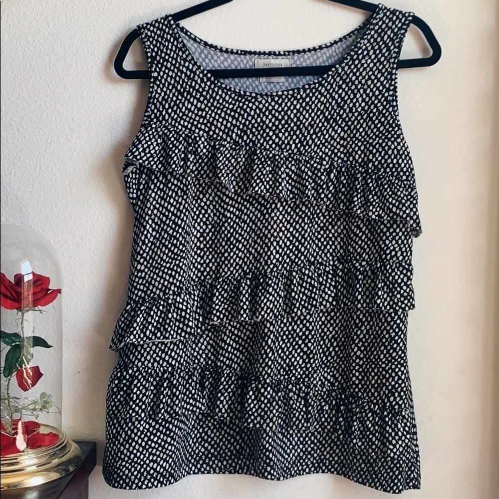 Van Heusen Ruffle Sleeveless Blouse